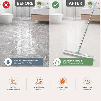 2-in-1 Wet & Dry Floor Cleaning Wiper Drop