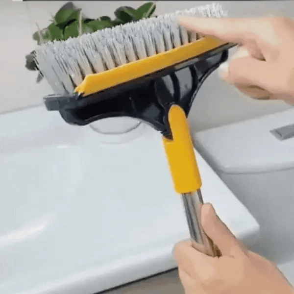 2 in 1 Floor Scrub Cleaning Brush Wiper