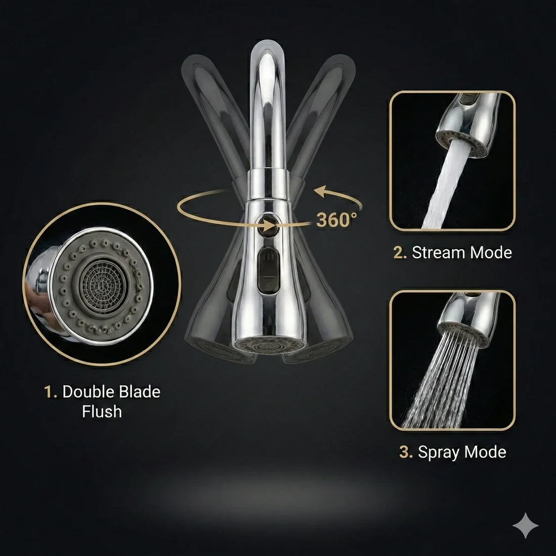 Multi-Function Kitchen Tap